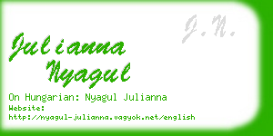 julianna nyagul business card